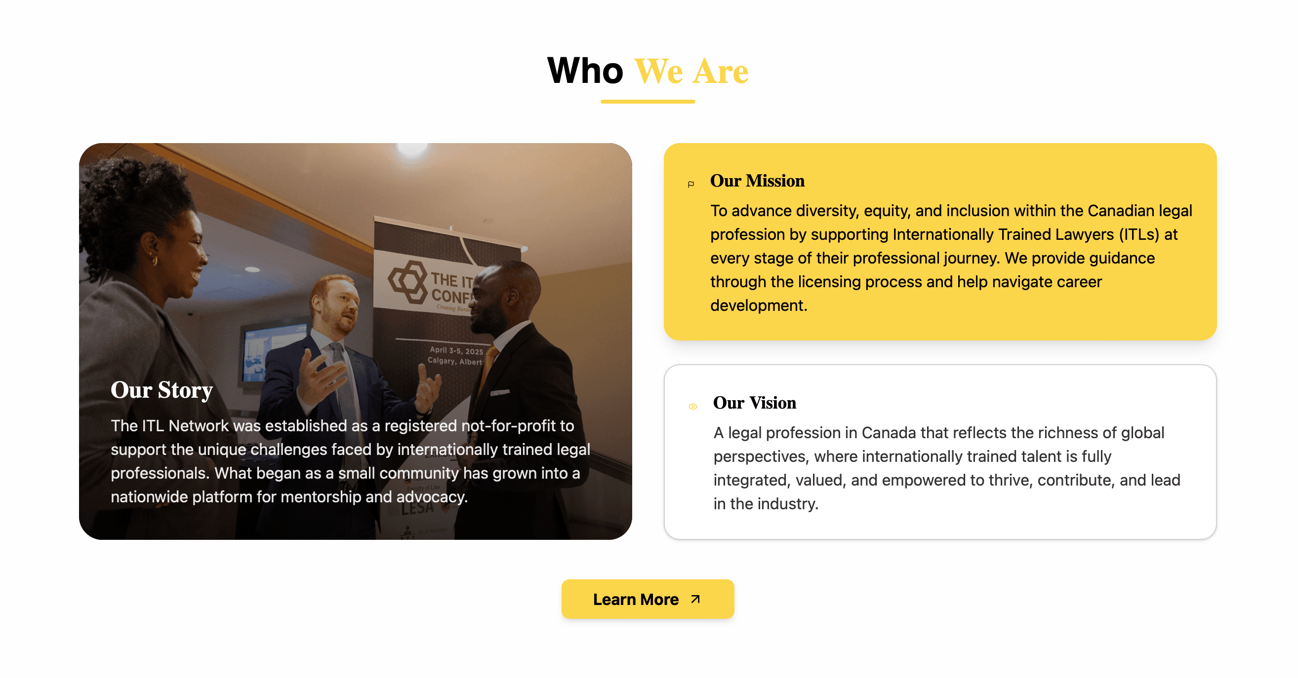 Community / Network Website — screen 2