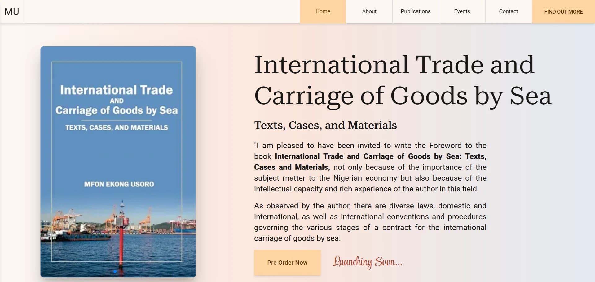 Mfon Usoro Books